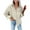 Beige, variant on IROINID Women's Short Corduroy Jacket Turndown Lapel Solid Color Long Sleeve Loose Pockets Buttons Tops Outwear Corduroy Jacket Coat, Beige