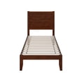 thumbnail image 3 of AFI NoHo 14" Twin XL Wood Platform Bed Frame with Modern Panel Headboard, Walnut, 3 of 6