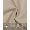 thumbnail image 6 of Mens Golf Pants Stretch Work Dress Pants 30"/32" Quick Dry Lightweight Casual Comfy Trousers with 3 Pockets, 6 of 7