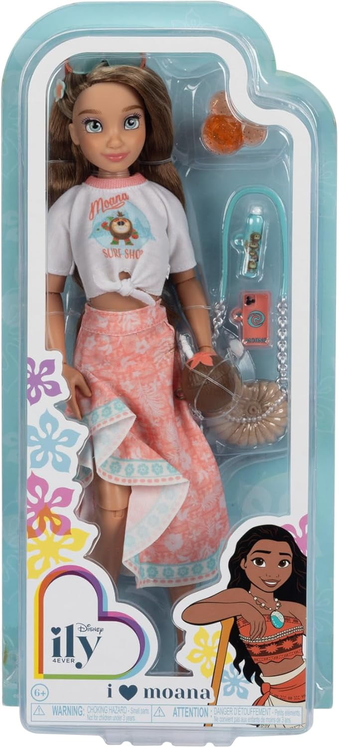 Disney ILY 4ever Fashion Dolls Moana Inspired 11.5" Tall with 13 Points of Articulation