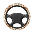 thumbnail image 5 of Cauagu Wildflowers Vintage Print Car Steering Wheel Cover - Universal Car Accessory for Diverse Cars for Steering Wheel with a Diameter of 14.5"-15", 5 of 7