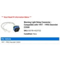 thumbnail image 2 of Warning Light Relay Connector - Compatible with 1997 - 1998 Chevy C3500, 2 of 2