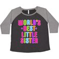 thumbnail image 3 of Inktastic Worlds Best Little Sister Women's Plus Size T-Shirt, 3 of 5