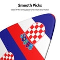 thumbnail image 7 of 6pcs Set Croatian Flag Guitar Picks Plectrums for Bass Electric Guitar Acoustic Guitar Lovers Guitarists, 7 of 7