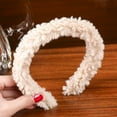 thumbnail image 3 of Plush Thick Wide Faux Fur Headband for Women and Girls in Solid Colors, 3 of 25