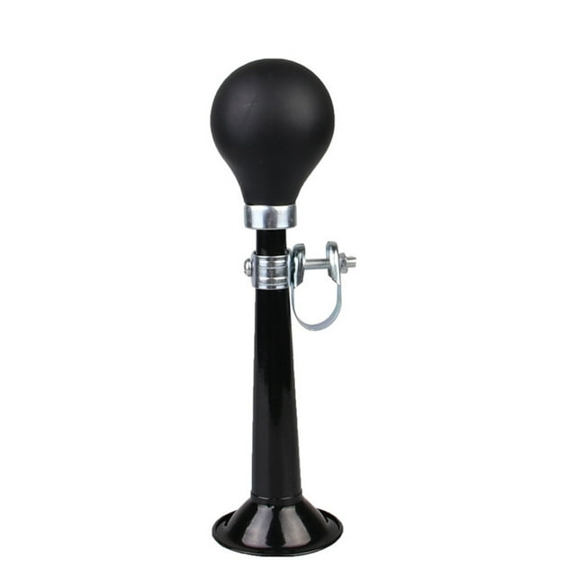 Claxon de aire Eigraketly para bicicleta 7 pulgadas metal negro