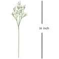 thumbnail image 3 of 20 piezas de flores para el aliento del bebé, ramos de flores artificiales de gypsophila de 16 ", flores de tacto Real para boda, hogar, jardín, decoración DIY, mesa de Hotel Adepaton WMPH-1436, 3 of 7