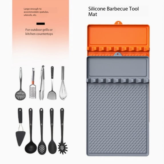 Blackstone silicone barbecue mat anti-stick baking pan protection mat drain mat oven tool mat