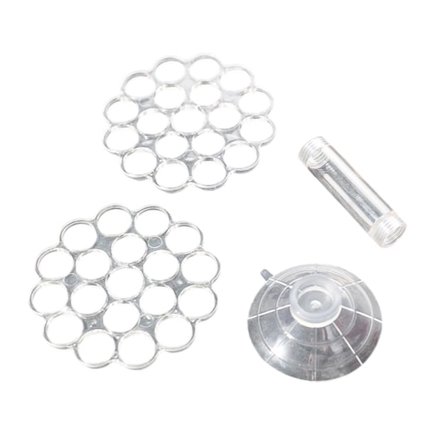 Arreglo de alambre con rejilla Floral, ramo giratorio, tapa de inserción Floral, soporte para arreglos florales para accesorios de fotografía, 15 mm 19 agujeros