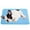Blue L, variant on Luckky Dog Cooling Mat,Self-Cooling Pad with Non-Slip Bottom,No Freezing Required,Portable Cooling Mat for Indoor,Outdoor and Car Use