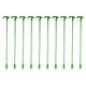 thumbnail image 2 of 10 Uds. Varilla de soporte con forma Floral para jardín, soporte de flores de tallo único, soportes para plantas 17cm Cola Enrejado trepador, 2 of 8