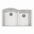 thumbnail image 3 of LaToscana AM8620-64UG 34 in. Elegance Undermount Quartz Double Bowl Kitchen Sink in Brown, 3 of 5