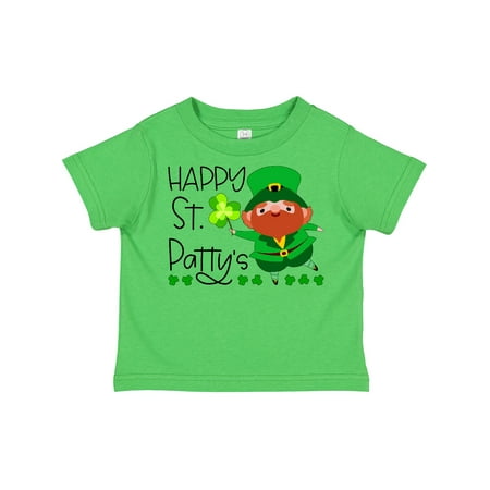 

Inktastic Happy St. Patty s with Cute Little Leprechaun Gift Toddler Boy or Toddler Girl T-Shirt