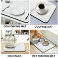 thumbnail image 5 of Coffee Bar Mat Rubber Dish Drying Mat For Kitchen Counter Coffee Mat for Home Bar Gift Kitchen Mat Coffee Bar Accessories Decorative Coffee Shop Chocolate Dish Drying Pad 23.5x15.5in, 5 of 6