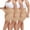 3 Packs: Beige+Beige+Beige, variant on MANIFIQUE 3 Packs Plus Size Slip Shorts for Women Under Dress High Waisted Smoothing Shapewear Shorts