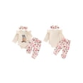 thumbnail image 2 of BemeyourBBs Western Baby Girl Cowgirl Clothes Newborn Baby Girls Litter Sister Outfit Letter Long Sleeve Romper Boot Print Pants Set Bow Headband 3 Pcs Spring Fall Winter Clothing, 2 of 9