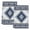 Blue White, variant on Haze Blue Boho Kitchen Towels Set of 1, Farmhouse Retro Southwest Aztec Motifs Absorbent Dish Towels for Kitchen, Microfiber Hand Towel, Quick Drying Tea Towel for Cleaning Decorative Dishcloths