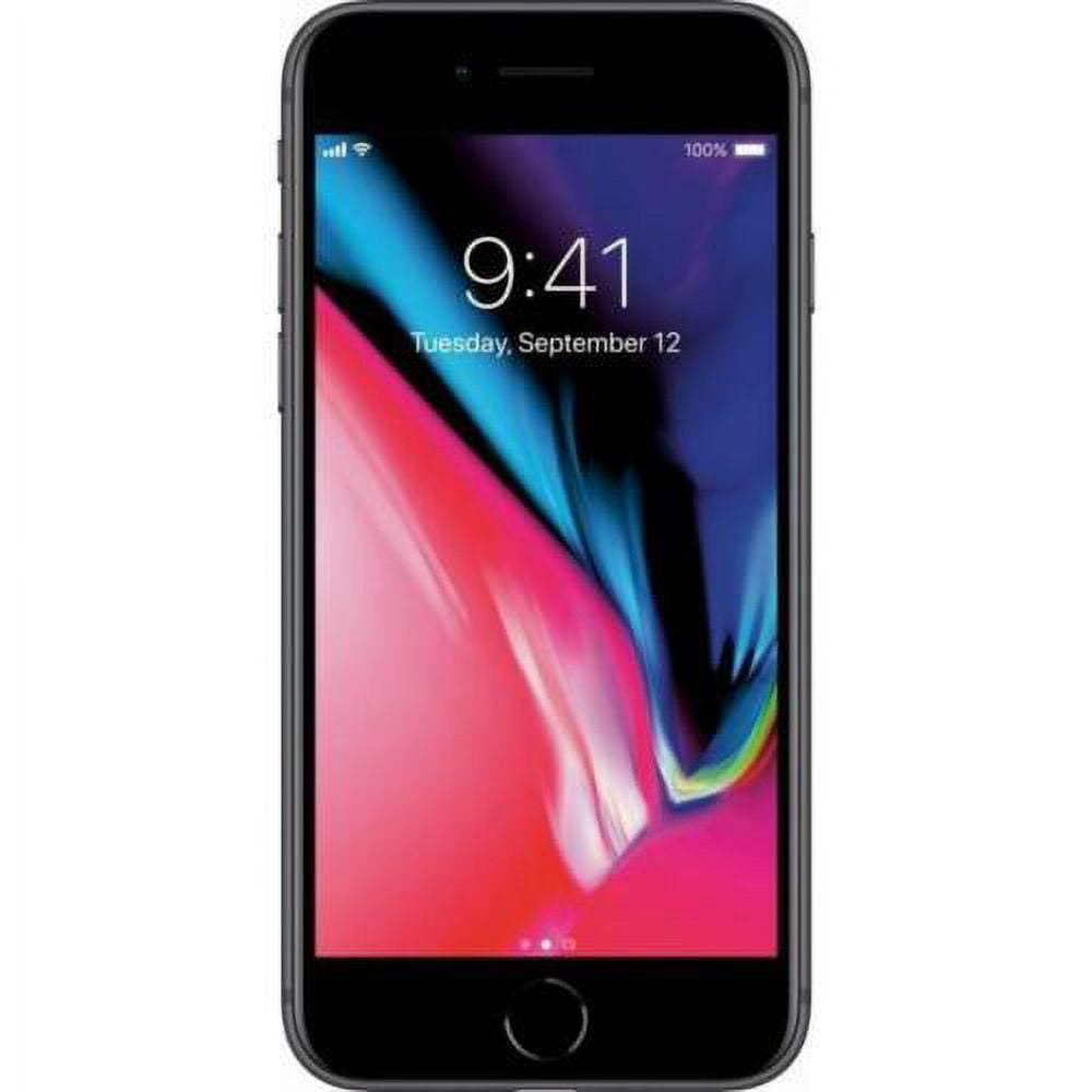 Restored Apple iPhone 8 - TracFone/Straight Talk - 64GB Space Gray (Refurbished)
