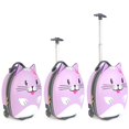 thumbnail image 2 of boppi Tiny Trekker Luggage Case - PURPLE CAT, 2 of 5
