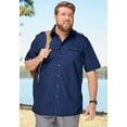 thumbnail image 5 of Boulder Creek By Kingsize Men's Big & Tall Short Sleeve Pilot Shirt, 5 of 5