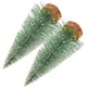 thumbnail image 5 of 2 piezas 15 cm decoraciones navideñas decoración de escritorio creativa color pino agujas mini adorno de árbol de navidad (verde claro), 5 of 5