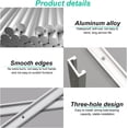 thumbnail image 3 of Lot de 2 Rails en T 400 mm en Alliage d'Aluminium avec Vis Auto-Tappantes, 3 of 5