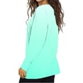 thumbnail image 5 of Uootdi Boho Floral Long Sleeve Shirts for Women Colorbloc Soft V-Neck Basic Tee Casual Loose Fit Fall Tops Outfits Gift, 5 of 7