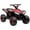 Rouge, variante sur Aosom VTT pour Enfants 12 V avec Musique, Phares, Vitesse Haute et Basse, Rouge