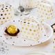 thumbnail image 4 of AWELL Caja de dulces de regalo blanca a granel con puntos dorados 2x2x2 pulgadas con cinta Caja de regalo para fiestas Puntos dorados Paquete de 50, 4 of 5