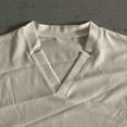 thumbnail image 5 of ZUKMRJPC Mens Short Sleeve T-Shirts V Neck Fashion Solid Color Summer Basic Tops Casual Loose Fit Sport Athletic Work Shirts, 5 of 7