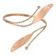 thumbnail image 1 of Pulsera de hoja Brazalete superior del brazo Brazalete Festival Brazalete ajustable nupcial, pulsera de brazalete abierto, 1 of 5