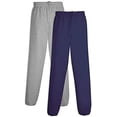 thumbnail image 2 of ComfortBlend Fleece Pant (Pack of 2) (1 Light Steel / 1 Navy), 2 of 2