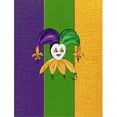 thumbnail image 1 of 11 x 15 In. Mardi Gras Flag, Garden Size, 1 of 1