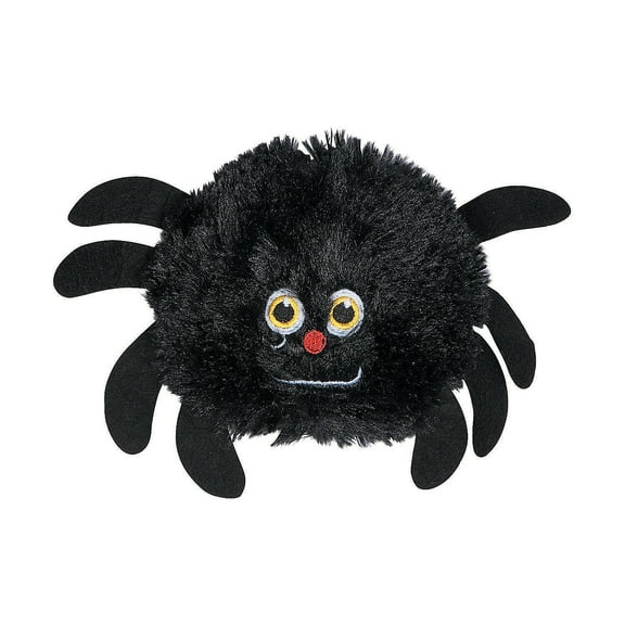 Plush Spiders - Party Favors - 12 Pieces