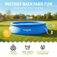 thumbnail image 2 of Funsicle QuickSet 15' x 36" Round Inflatable Top Ring Above Ground Swimming Pool Set, 2 of 6