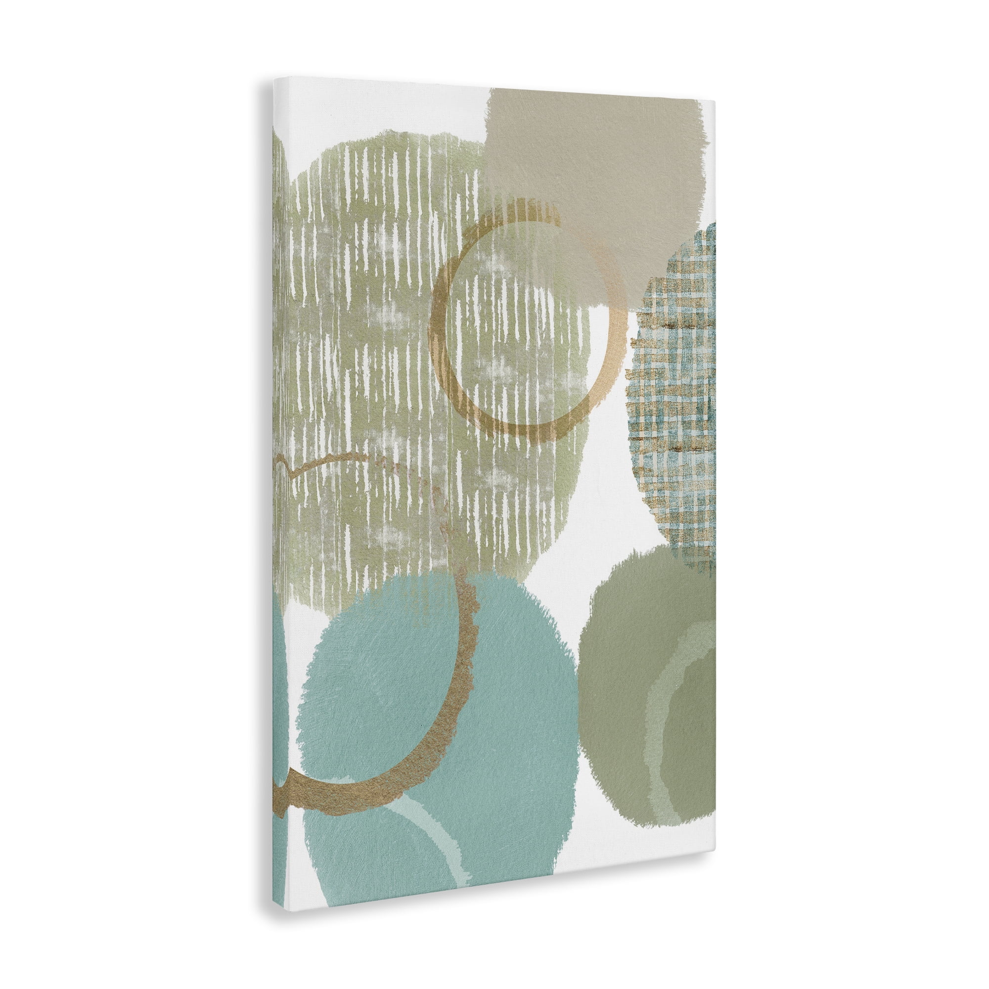 Stupell Industries Good Times Abstract Shapes Abstract Painting Gallery Wrapped Canvas Art Print Wall Art, 20 x 30