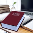 thumbnail image 6 of SPOORYYO Dictionary Diversion Safe - Hidden Box for Home or Office, Red Book-Shaped Portable Safe with Key and Password Locks, Realistic Design for Discreet Storage of Valuables, XXL, 6 of 7