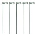 thumbnail image 1 of 8 piezas hermosa planta soporte flores soporte anillo Metal planta estacas Afortunado Sencillez, 1 of 4