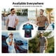 thumbnail image 5 of Fotbe Neon Cyberpunk Blue Bear Camiseta Polo de Golf para Hombre con Estampado – Camisa Deportiva Transpirable con Cuello Abotonado-3X-Large, 5 of 6