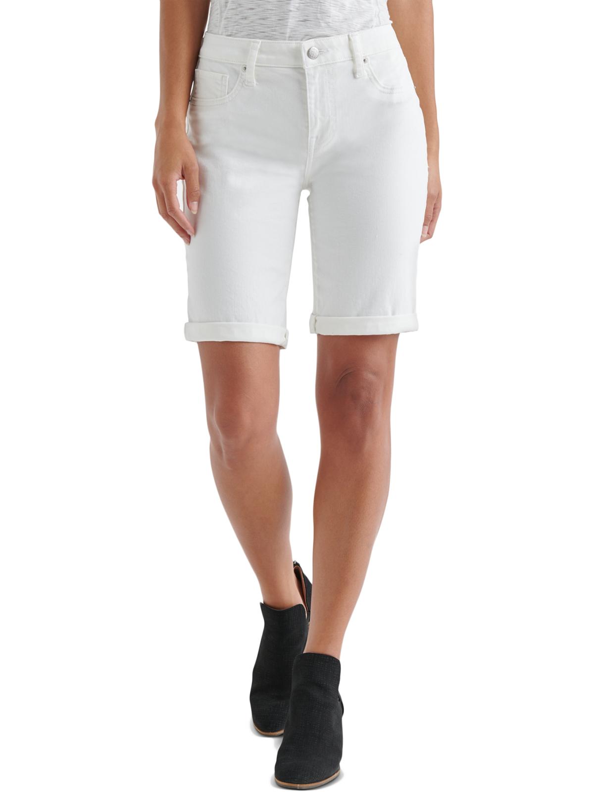 LUCKY BRAND Womens White Bermuda Shorts Size 14 \ 32