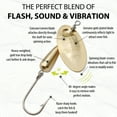 thumbnail image 2 of Panther Martin PMAGSH_2_ Single Hooks Teardrop Spinners Fishing Lure - All Gold - 2 (1/16 oz), 2 of 3
