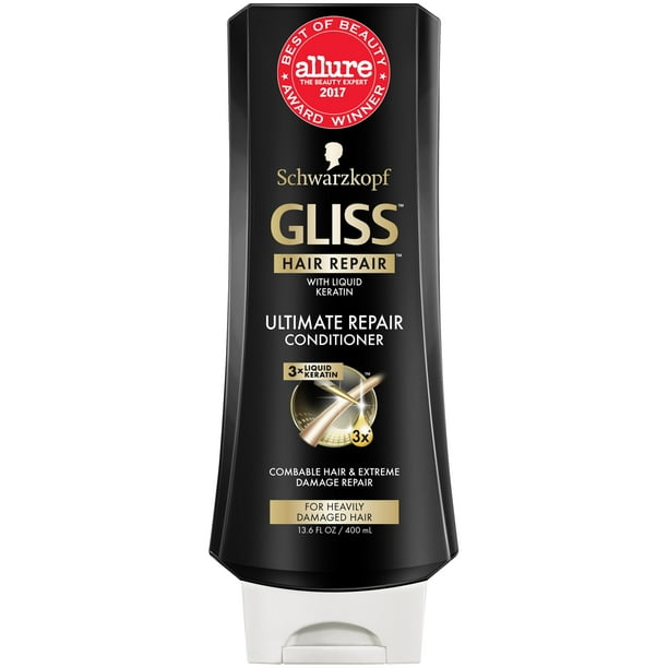 Gliss Hair Repair Conditioner, Ultimate Repair, 13.6 Ounce Walmart