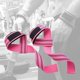 thumbnail image 4 of 1 par de Correas de levantamiento de pesas Zulema Rosado Ajustable, 4 of 8
