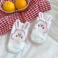 thumbnail image 2 of Fuzzy Socks for Women Warm Fluffy Socks Winter Slipper Socks Soft Cute Rabbit Animal Socks Gifts, 2 of 3