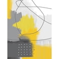 thumbnail image 3 of Urban Epiphany 15x18 Black Modern Framed Museum Art Print Titled - Modern Abstract Yellow Grey 2, 3 of 5