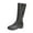 Gray, variant on gakvov Boots For Women Knee High Wide Calf Women Fashion Shoes Western Boots Casual Warm Low Heels Mid-calf Boots