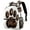 Color3, variant on Lightweight Backpack Animal Paw Prints School Bag Travel Laptop Daypack for Men Women Casual Rucksack