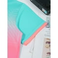 thumbnail image 4 of Raenseen Youth Boys Soccer Jersey Short Sleeve V-neck Football Training Top Uniforms Sport Athletic Cyan XS, 4 of 9