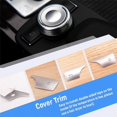thumbnail image 5 of Car Multimedia Button Trim Cover Decoration Sticker for Mercedes Benz C E Class W204 CLS GLK C180 E2, 5 of 5