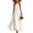 White, variant on Joernso Women Halter Neck Maxi Linen Dress, Sleeveless A-Line Loose Casual Long Dress, Summer Flowy Vacation Beach Sundress